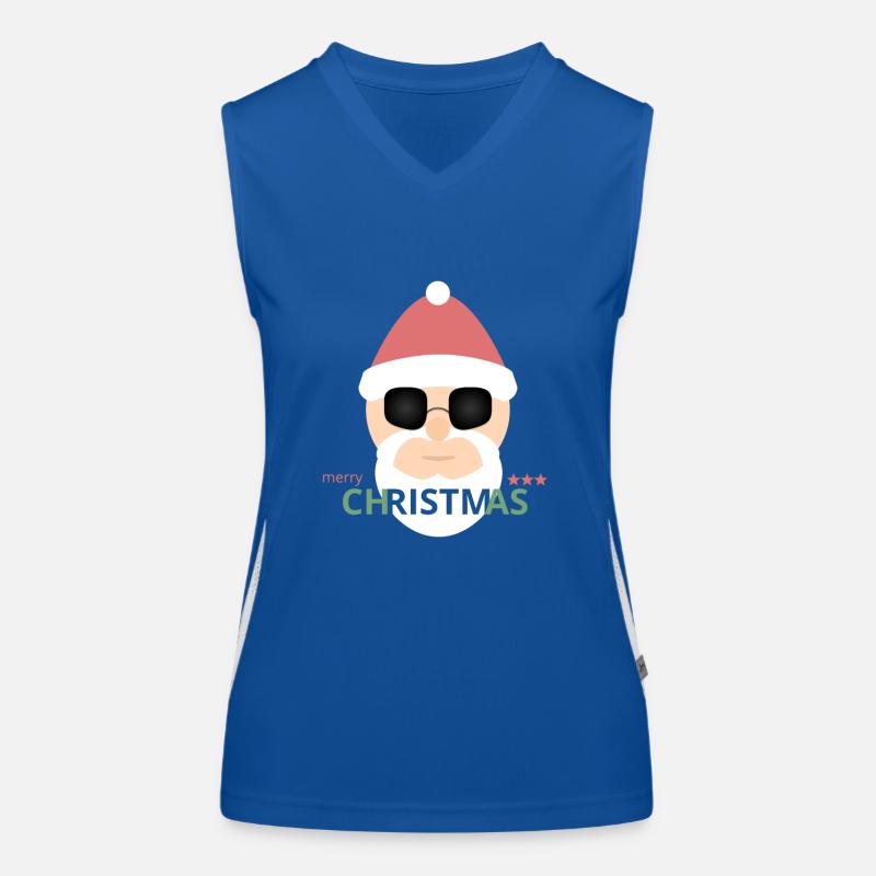 Joyeux Noël Débardeur respirant contrasté Femme