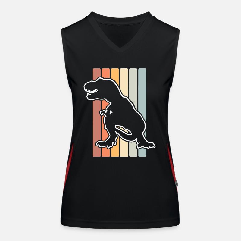 T Rex Débardeur respirant contrasté Femme