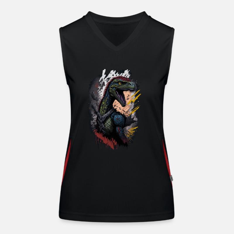 Velociraptor Women's Functional Contrast Tank Top