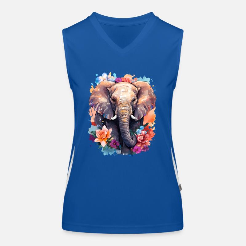 Éléphant Débardeur respirant contrasté Femme