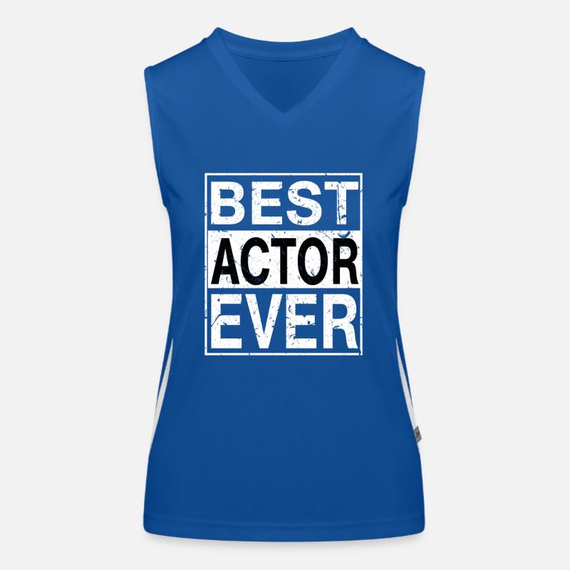Best Actor Ever Actor Gift Women's Functional Contrast Tank Top