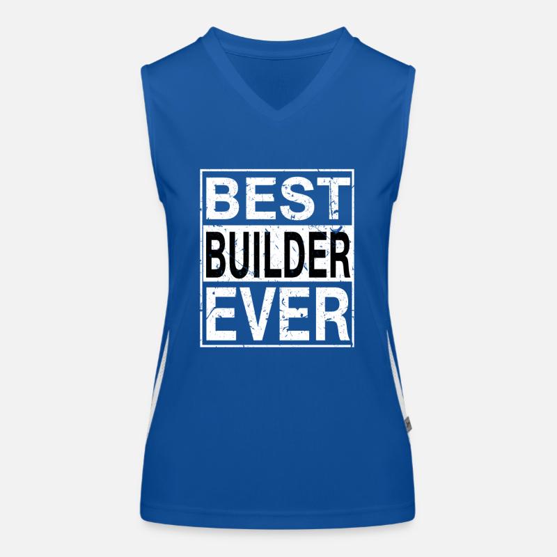 Meilleur Builder Ever Builder Gift Débardeur respirant contrasté Femme