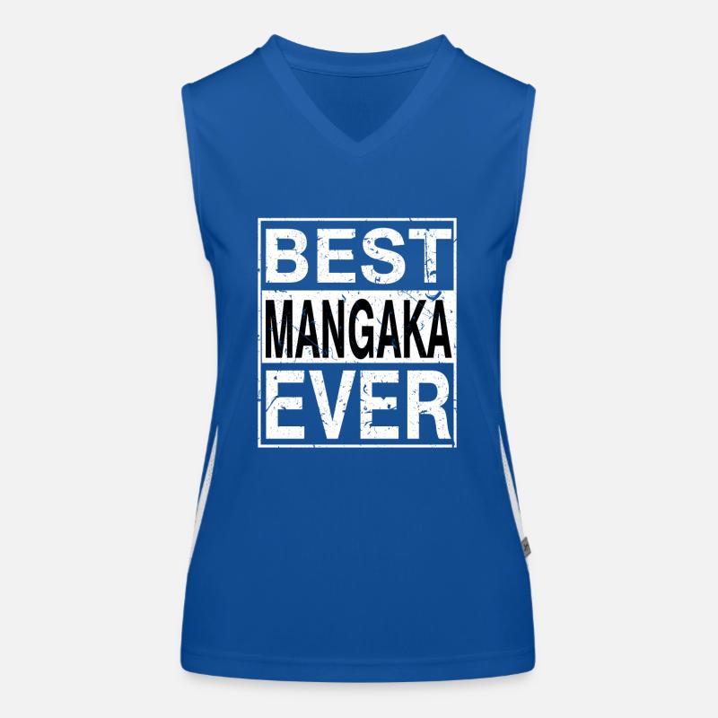 Best Mangaka Ever Mangaka Gift Women's Functional Contrast Tank Top