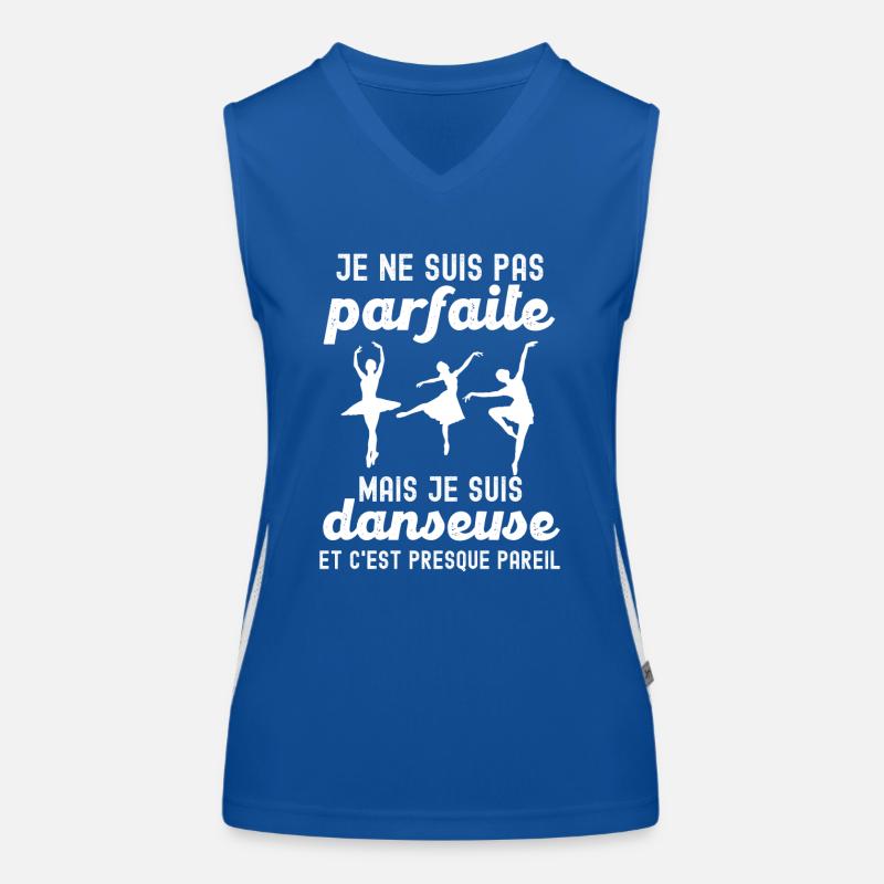 Danseuse parfaite Débardeur respirant contrasté Femme