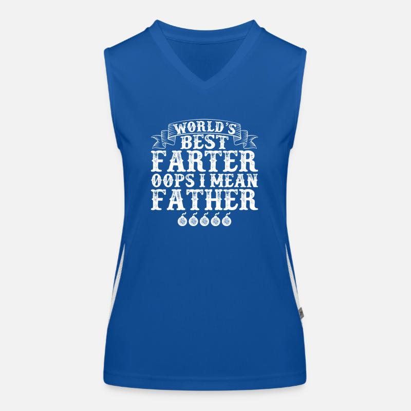 Das größte Farter der Welt Funktionelles Kontrast-Tank Top für Frauen
