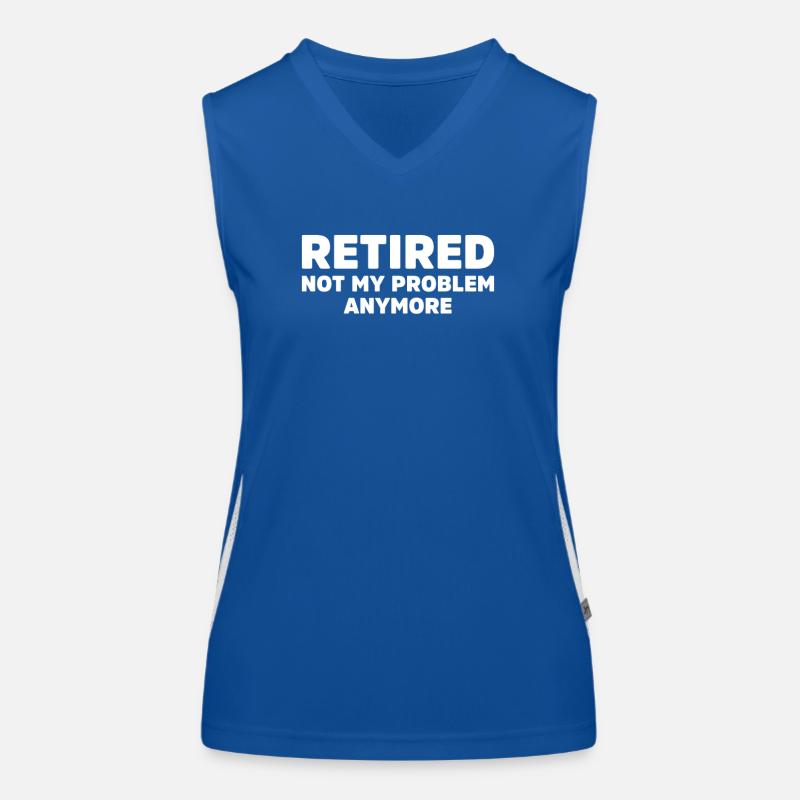 Pas mon problème Débardeur respirant contrasté Femme