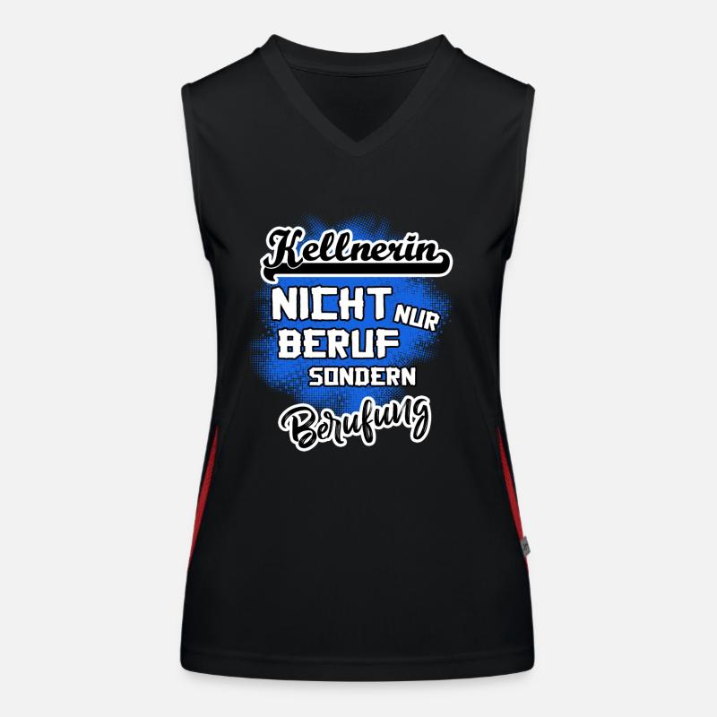 Kellnerin - eine Berufung Funktionelles Kontrast-Tank Top für Frauen