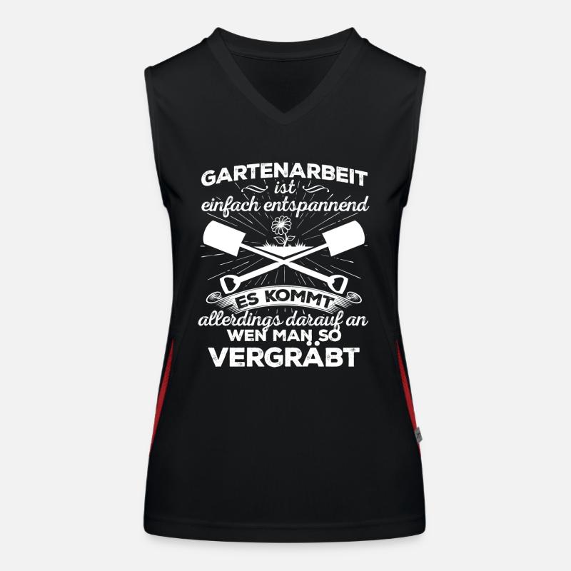 Garten Gartenarbeit Funktionelles Kontrast-Tank Top für Frauen