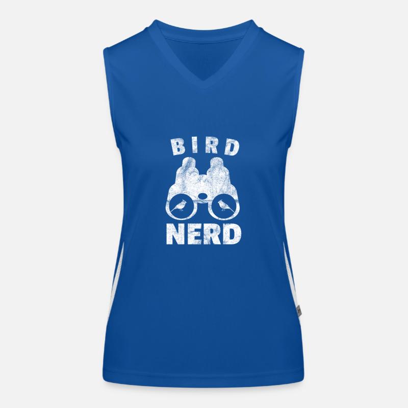 Bird Nerd Geschenk Vogelbeobachter Vögel Vogel Funktionelles Kontrast-Tank Top für Frauen