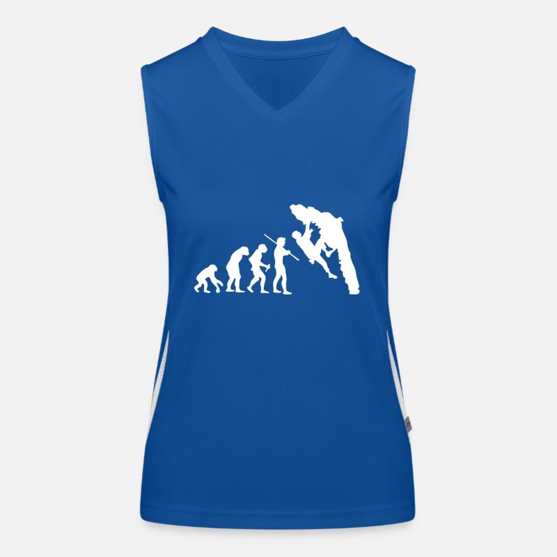 Evolution Bouldering Escalade T-shirt Débardeur respirant contrasté Femme
