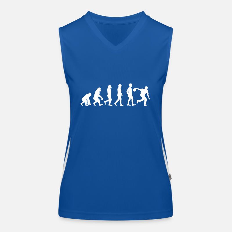 Bowling Evolution - bowling - bowling - cadeau Débardeur respirant contrasté Femme
