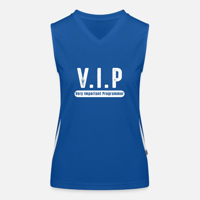 VIP Programmierer Geschenk Programmiererin Funktionelles Kontrast-Tank Top für Frauen