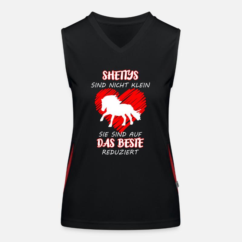 Shettys are not small Women's Functional Contrast Tank Top