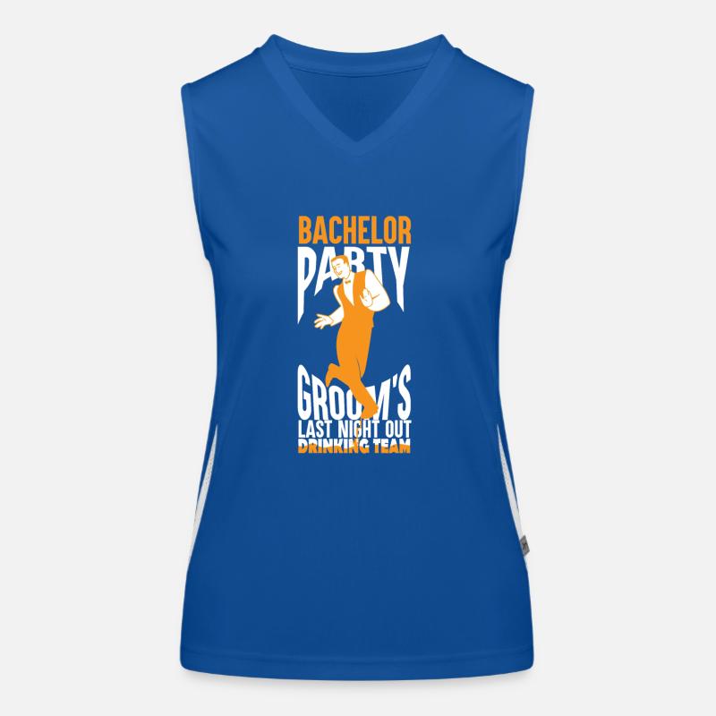 Bachelor - Junggeselle - JGA - Party - Geschenk Funktionelles Kontrast-Tank Top für Frauen