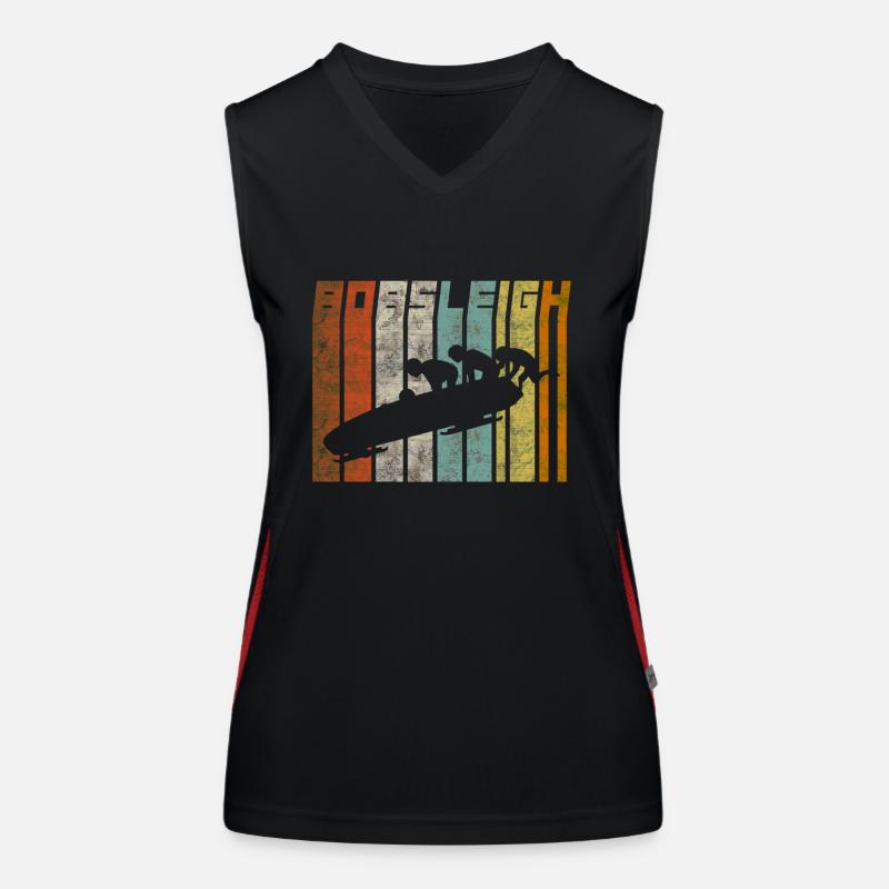 Bob Bobsleigh rétro Bob Débardeur respirant contrasté Femme