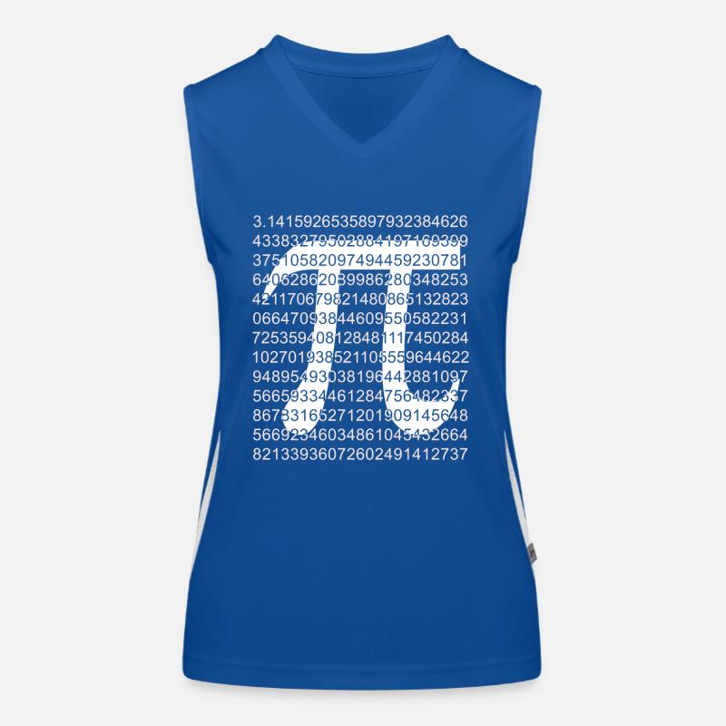 Pi Matrix Funktionelles Kontrast-Tank Top für Frauen