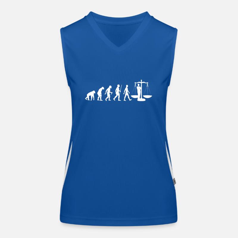 Evolution cadeau avocat avocat Débardeur respirant contrasté Femme