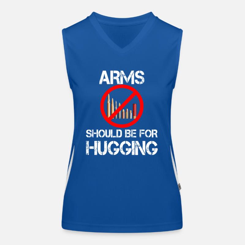 Les bras devraient être étreindre Débardeur respirant contrasté Femme