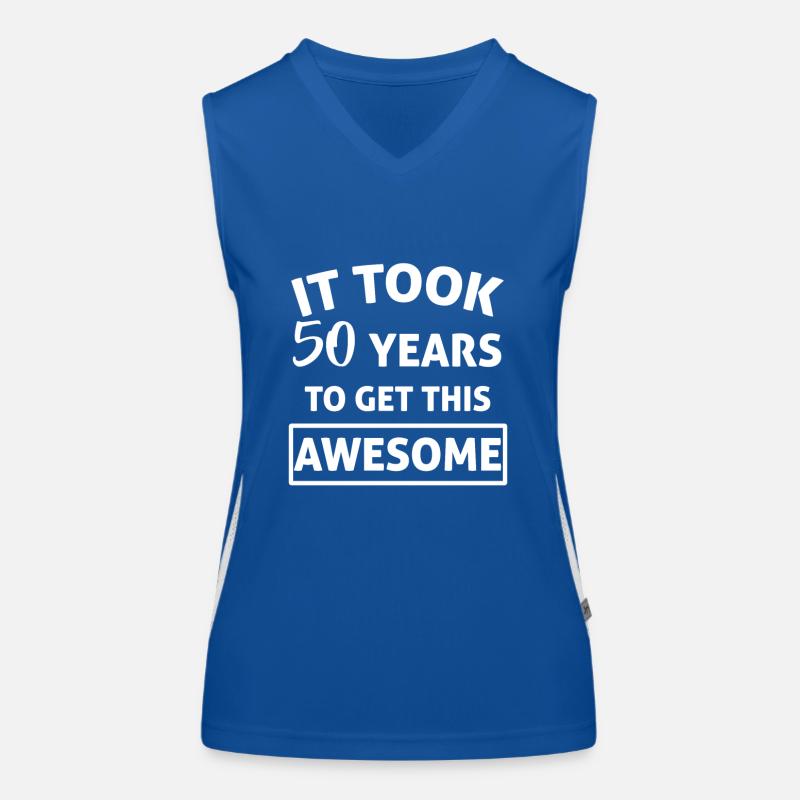 IL A DURE 50 ANS POUR QUE CE SOIT! Débardeur respirant contrasté Femme