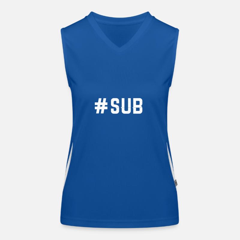 Submissive - Devot Funktionelles Kontrast-Tank Top für Frauen