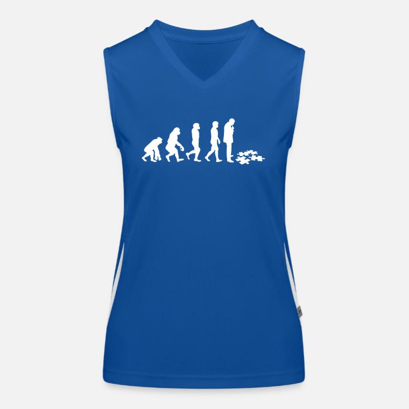 Jigsaw Puzzle - Jigsaw Puzzles - Evolution Women's Functional Contrast Tank Top