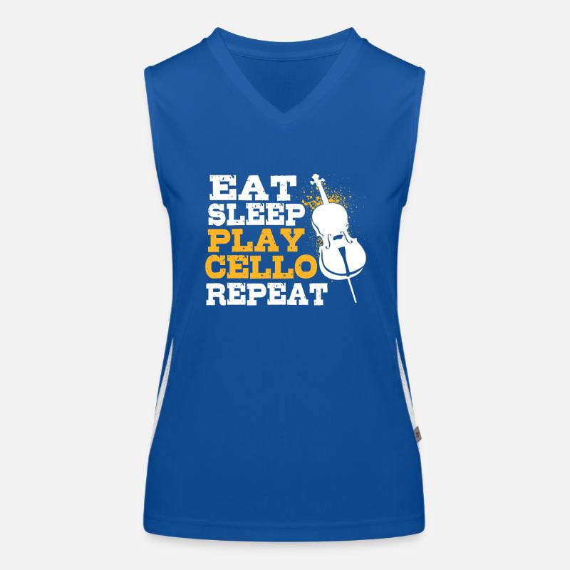 violoncelle Débardeur respirant contrasté Femme