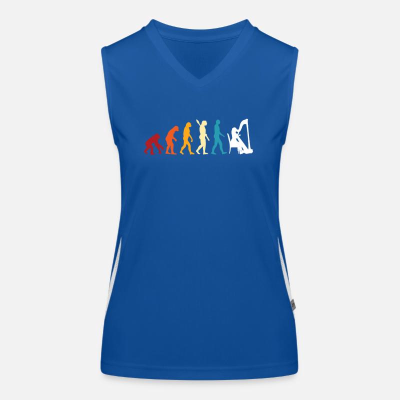 Harfe Funktionelles Kontrast-Tank Top für Frauen