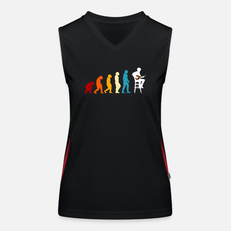 Mandoline Evolution Funktionelles Kontrast-Tank Top für Frauen