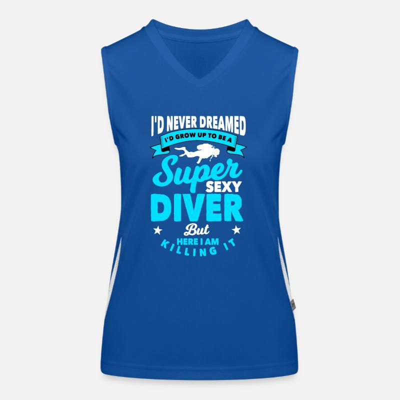 Diver Women's Functional Contrast Tank Top