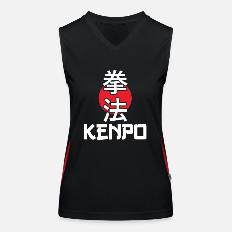 Kenpo Débardeur respirant contrasté Femme