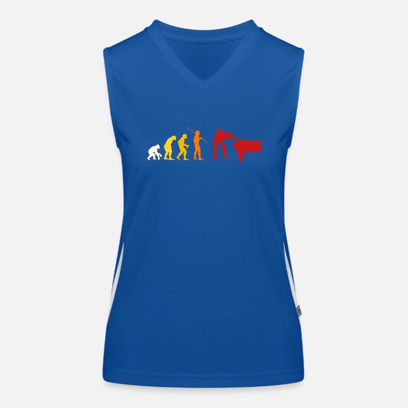 Billard Evolution Funktionelles Kontrast-Tank Top für Frauen
