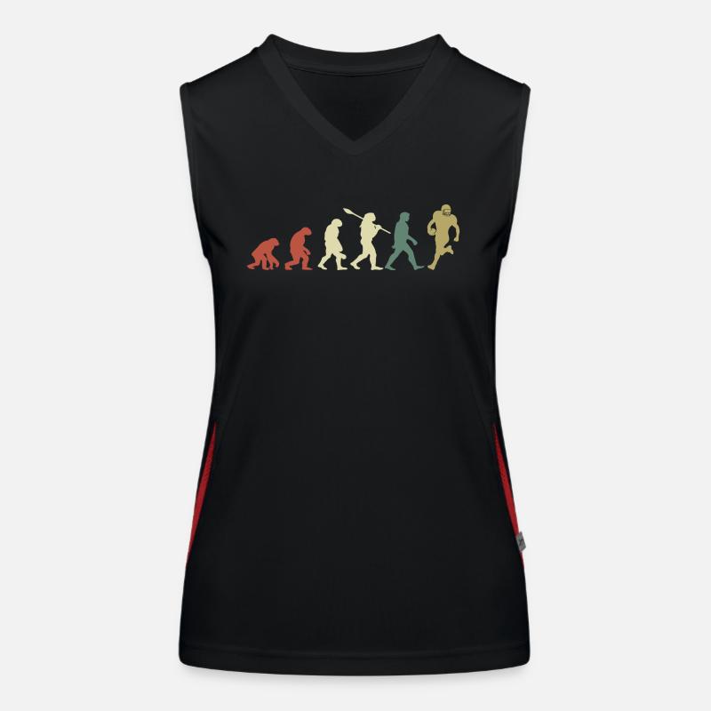 Evolution Rugby Débardeur respirant contrasté Femme