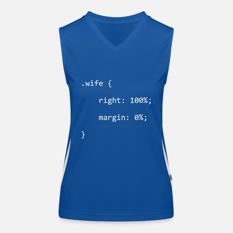 CSS Wife Right Engineer Full Stack Coder Software Women's Functional Contrast Tank Top