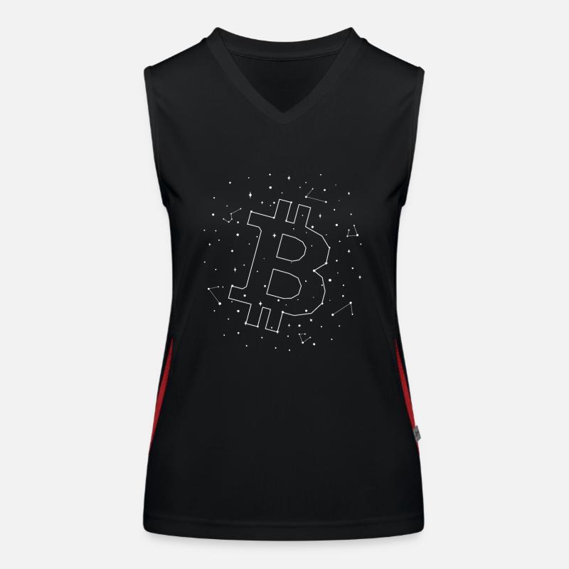 Constellation Bitcoin Constellation Débardeur respirant contrasté Femme