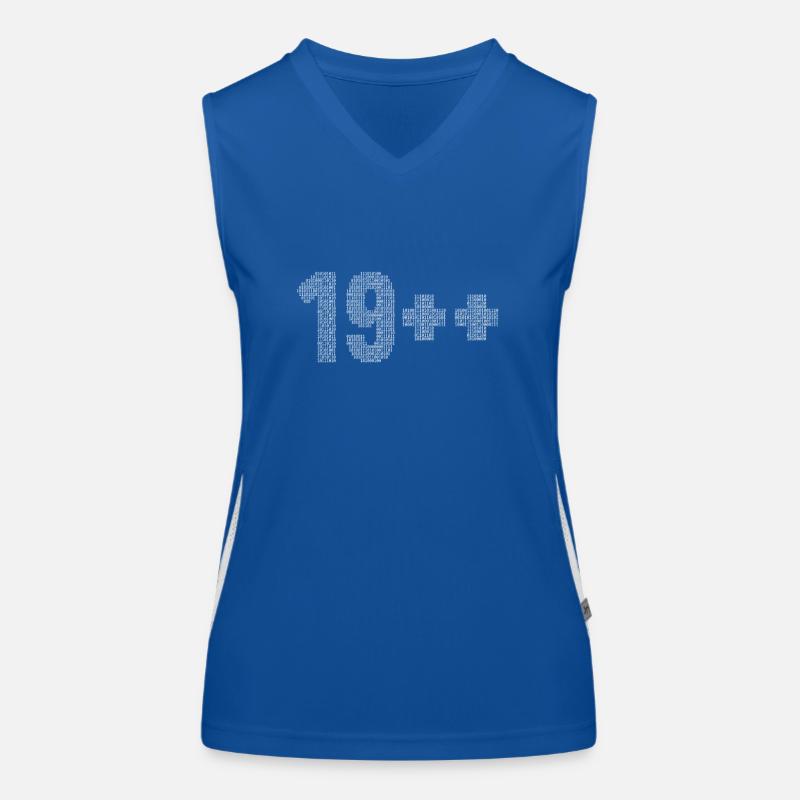 19++ Software Developer Full Stack Coder 20th Women's Functional Contrast Tank Top