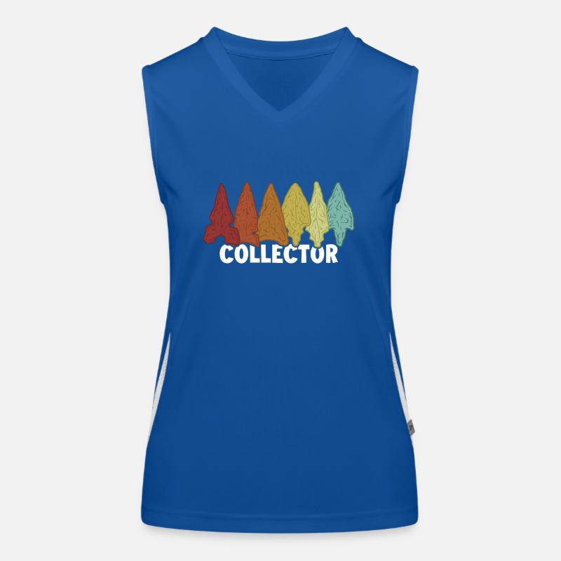 Conseils de chasse pour les pointes de flèche de collectionneur Débardeur respirant contrasté Femme