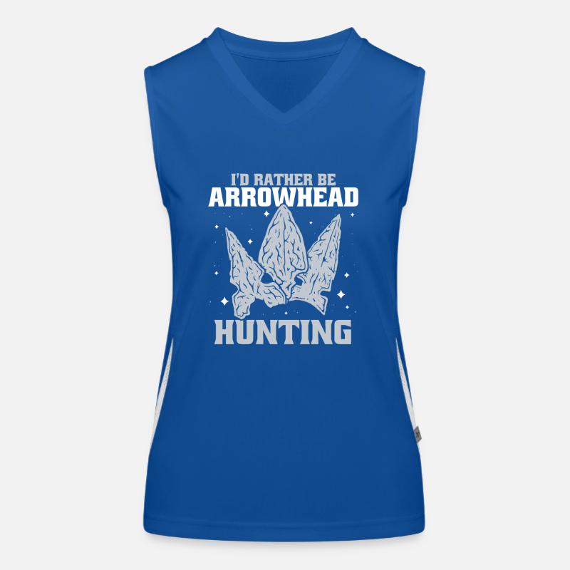 Je préfère être des conseils de chasse à la pointe de flèche Débardeur respirant contrasté Femme