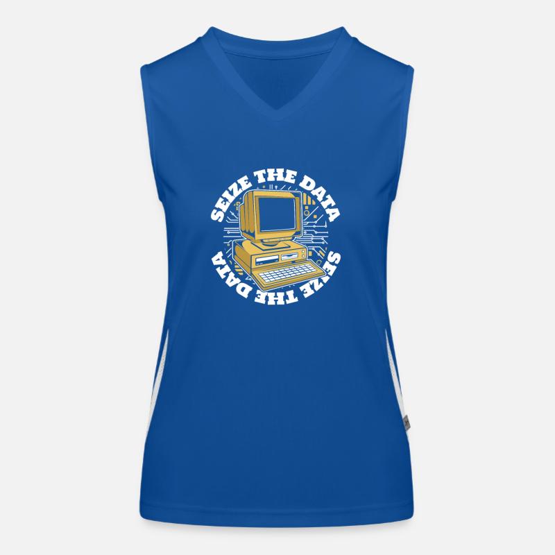 Seize The Data Admin IT Operations Computer Scientist Women's Functional Contrast Tank Top