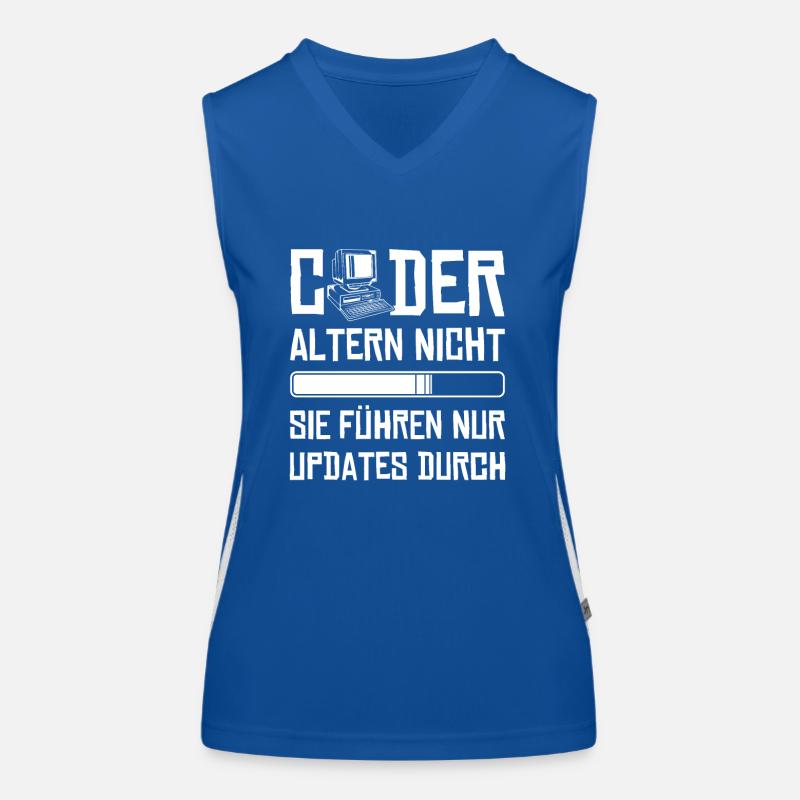 Coder Altern Nicht Developer Softwareingenieur Funktionelles Kontrast-Tank Top für Frauen