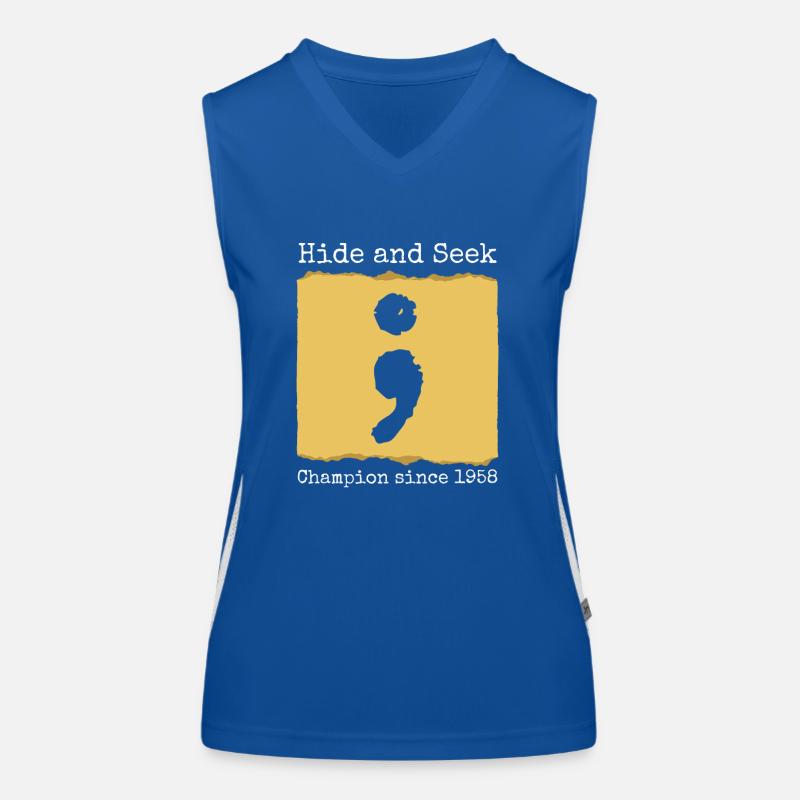 Hide And Seek Champion Since 1958 Developer Women's Functional Contrast Tank Top