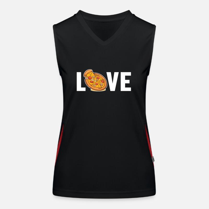 Pizza Love Pizza Tray Pizza Oven Pizza Pizza Maker Women's Functional Contrast Tank Top
