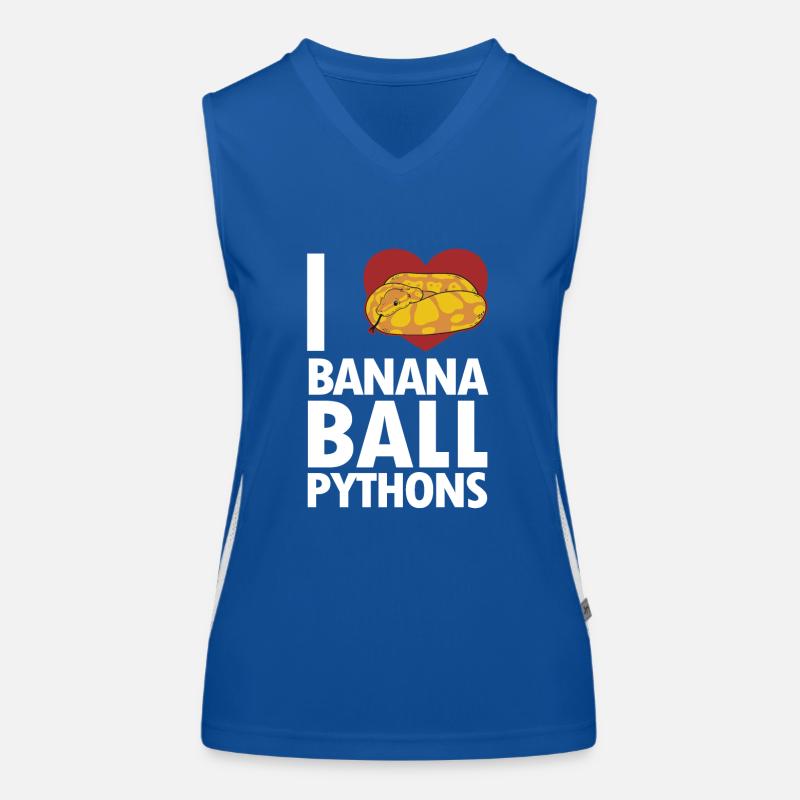 J’adore Boule de banane Pythons Boule de banane Serpent Débardeur respirant contrasté Femme