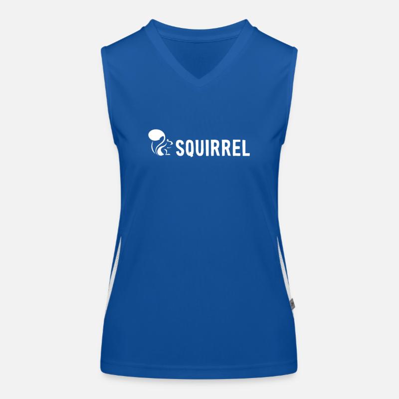 Squirrel Fuchshörnchen Grauhörnchen Squirrel Funktionelles Kontrast-Tank Top für Frauen