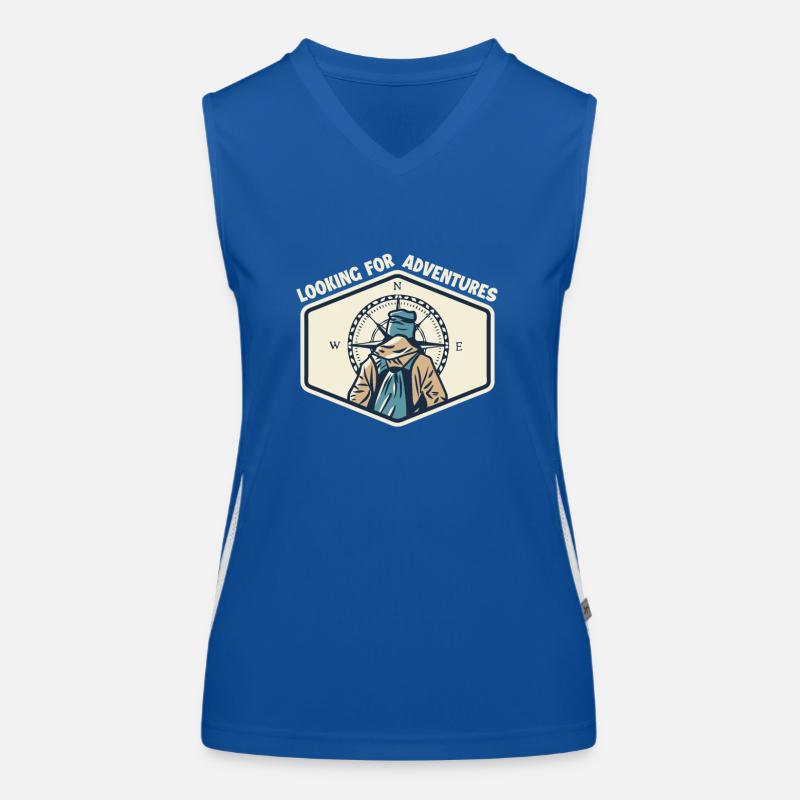 Looking For Adventures Bergwandern Hiking Funktionelles Kontrast-Tank Top für Frauen