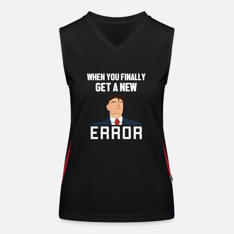 Get a New Error Software Developer Developer Women's Functional Contrast Tank Top