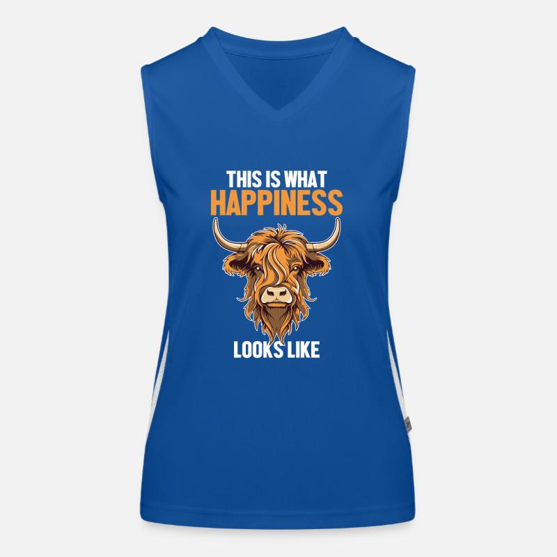 This Is What Happiness Looks Like Breeder Women's Functional Contrast Tank Top