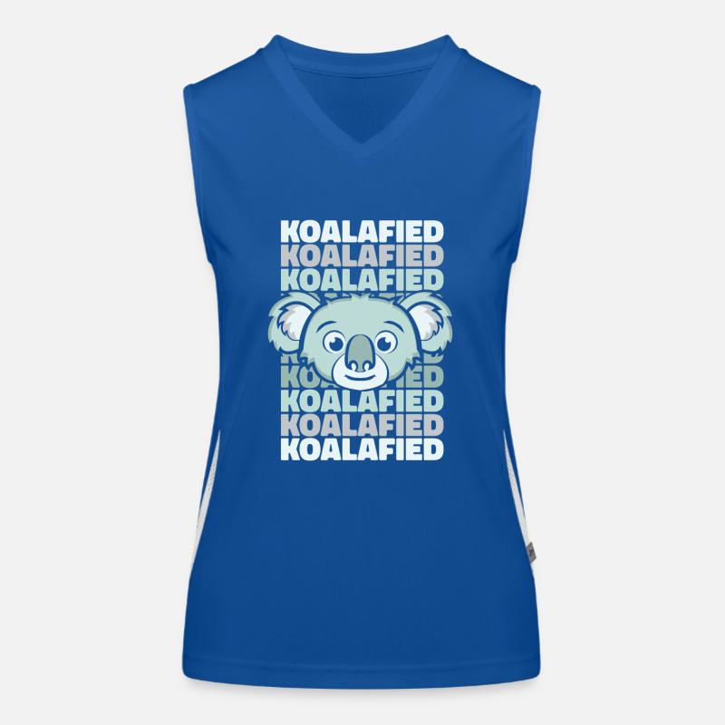 Koalabär Eukalyptus Phascolarctos Funktionelles Kontrast-Tank Top für Frauen