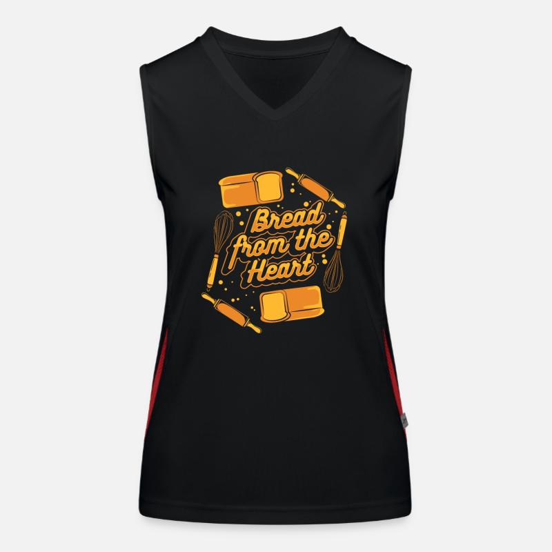 Bread From The Heart Bread Dough Bread Maker Women's Functional Contrast Tank Top