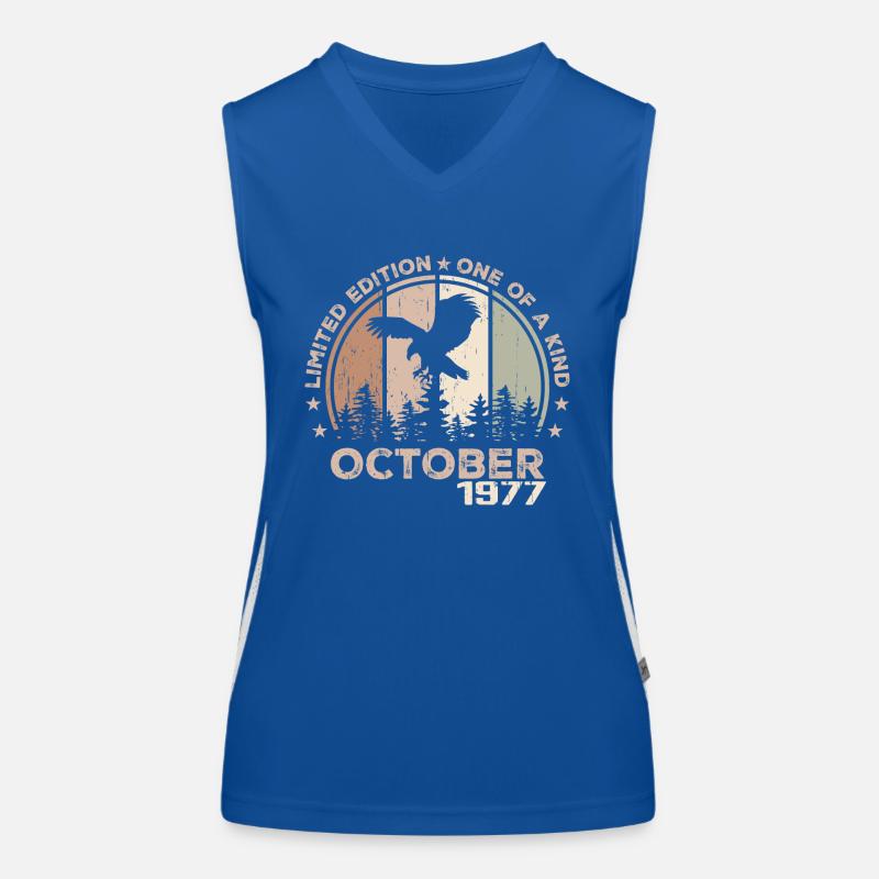 Incomparable since October 1977 47 Anniversary Women's Functional Contrast Tank Top