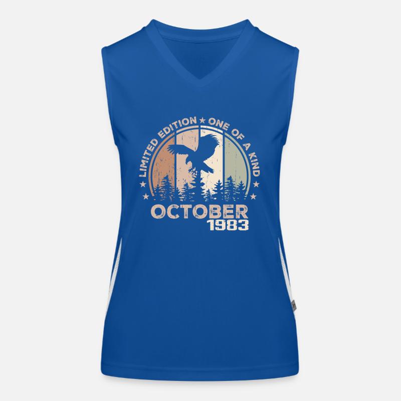 Incomparable since October 1983 41 Anniversary Women's Functional Contrast Tank Top